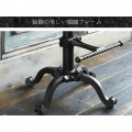 バーチェア 天然木 KNC-A700 ブラック 宮武製作所 | チェア 椅子 昇降 ヴィンテージ インダストリアル 写真6