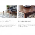 折りたたみ ローテーブル 105cm 北欧 ウォールナット 木製 長方形 完成品 折れ脚 モダン おしゃれ リビング 即納 ブラウン マーブル iw-89b 写真6
