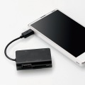 スマホ・タブレット用メモリリーダライタ(USBポート付) 写真6