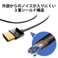 イーサネット対応スーパースリムHDMIケーブル(A-D) 写真6