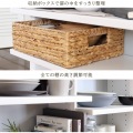 カウンター下収納 オープンラック 棚 木製 ユニット収納 ホワイト 白 幅75 奥行29.6 高さ84.9cm 白井産業 PTS-8575R WH ピタシエ 写真6