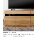 テレビ台 白井産業 50V型対応 TVボード リビングの家具を揃えられるコーディネート家具 組立簡単 ナチュラルブラウン 幅120 高さ37 奥行41.9cm NTU-3512H NA 写真6