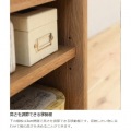 サイドワゴン 白井産業 ラック キャスター付 デスクサイド デスク下 ランドセル収納 約幅41 奥行40 高さ67cm ナチュラルブラウン ナチュリカ NTU-6540WNA 写真6