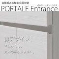 壁面シューズラック 白井産業 玄関 シューズボックス 下駄箱 扉付き 約幅60cm 奥行37cm 高さ180cm ホワイト ポルターレエントランス PRE-1860CDWH 写真6
