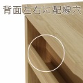 デスク(深型) 白井産業 机 書斎 リビング パソコンデスク 作業机 木製 約幅120 奥行55 高さ73cm ナチュラルブラウン セパルテック SEP-7512DESKF NA 写真6
