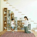 タナリオ専用 追加移動棚 白井産業 耐荷重10kg 専用取付金具付 オープンラック 収納棚 使用ラック本体外寸幅117cm 奥行29cm用 ダークブラウン TNL-T117ADK 写真6