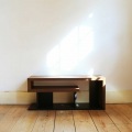 テレビ台 白井産業 32V型対応 テレビボード ローボード 収納 リビング コンパクト 一人暮らし 幅90cm 高さ約38cm モダン ダークブラウン ヴォルデバ  写真6