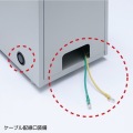 サンワサプライ NAS、HDD、ネットワーク機器収納ボックス スペースを有効活用できる収納ボックス CP-KBOX3【大型商品の為時間指定不可】 写真6