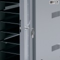 サンワサプライ タブレット・スレートPC収納保管庫 省スペースにタブレット・スレートPCを一括10台収納 CAI-CAB7【大型商品の為時間指定不可】 写真6