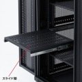 観音扉19インチマウントサーバーラック(24U) 写真6