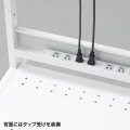 RoHS10対応パソコンラック(W650×D610) 写真6