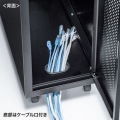 キャスター付きハブボックス(2U) 写真6