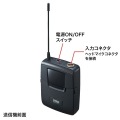 ワイヤレスヘッドマイク(MM-SPAMP4/7用) 写真6