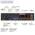 ワイヤレスマイク付き拡声器スピーカー(バッテリー内蔵・ワイヤレスマイク3本対応) 写真6