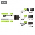 パソコン切替器 1組 キーボード マウス で3台 パソコン 操作 ホットキー入力 省スペース マグネット付き テレワーク Win Mac サーバ管理 写真6