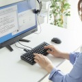 USBハブ付コンパクトキーボード 写真6