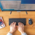 ワイヤレスキーボード スリム USB Windows 2.4GHz 電池式 抗菌 パンタグラフキー キー数82日本語配列 キーピッチ19mm SKB-WL36BK 写真6