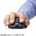 BluetoothブルーLEDマウス(5ボタン･ブラック) 写真6