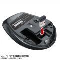静音ワイヤレスマウス(サイドホイール付き・5ボタン) 写真6