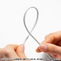 USB Type-Cシリコンメッシュケーブル(PD60W・1m・ホワイト) 写真6