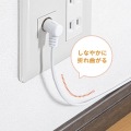 アンテナケーブル ごく細 S2.5C-FB 片側L字 10m 写真6