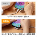 USB2.0 Type-C両側コネクタ540度回転ケーブル(100W・1.8m) 写真6