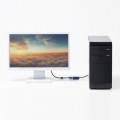 DisplayPort-VGA変換アダプタ ケーブル一体型 ケーブル長20cm 写真6