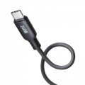 USB2.0 Type-C シリコンケーブル(PD240W・0.5m・ブラック) 写真6