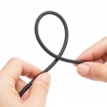 USB2.0 Type-C シリコンケーブル(PD240W・1m・ブラック) 写真6