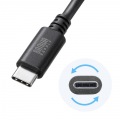 USB 2.0 Type-Cケーブル(C-A・3m・ブラック) 写真6