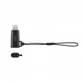 USB Type-C to Lightning変換アダプタ(MFi認証・ストラップ付き・ブラック) 写真6