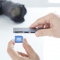 USB 5Gbps 3ポート スリム ハブ(カードリーダー付き) 写真6