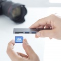 USB 5Gbps 3ポート スリム ハブ(カードリーダー付き) 写真6