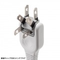 サンワサプライ 火災予防タップ ホワイト 2m OAタップ TAP-TSH62N2 写真6