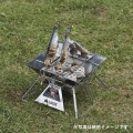 ロゴス 薪を立てる新発想 the ピラミッドTAKIBI タキビ M | 焚き火台 コンパクト 五徳 アタッチメント キャンプ用品 アウトドア用品 焚火台 焚火 写真6