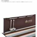 調理が多彩に楽しめる風防付きワイドテーブル LOGOS Lifeキッチンパーティーカウンター 9047(ヴィンテージ) 収納袋付 写真6