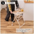 キャスター付フォールディングテーブル 写真6
