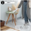 ラウンドサイドテーブル 写真6