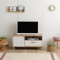 BILY(バイリー) テレビ台 ローボード(幅100cm) WH×NA ホワイト×ナチュラル 写真6