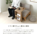 サイドテーブル キャスター付き コの字 おしゃれ 北歐 ナイトテーブル ベッドサイドテーブル ソファ 幅35cm 韓国インテリア マガジンラック IN58-35ST 写真6