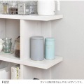 Fizz(フィズ)シェルフ(ロータイプ90cm幅) デザインシェルフ 棚 ラック オープンラック ディスプレイラック リビング収納 幅90cm ホワイト FZ80-90WH 写真6