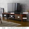 HELM(ヘルム) テレビ台 ローボード(148cm幅) テレビボード TV台 収納 150 幅約150 40インチ 40型  42インチ 42型 モダン シンプル ブラウン HM35-150L-BR 写真6