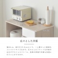 レンジボード レンジ台 キッチンキャビネット キッチンカウンター 作業台 幅90 高さ90 スライド 収納 引出し収納 引出し <ヘルムレンジボード> 写真6
