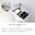 デスク ワゴン パソコンデスク 机 幅85 シンプル オフィスデスク つくえ 學習机 作業デスク ワークデスク サイドワゴン ワゴン DT55-40SR 写真6