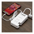 USB給電4ポート 電源タップ3個口搭載 PD30W対応 ケーブル収納型マルチタップ PPS-PD30A3C 写真6