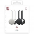 UAG社製 Uby UAG DOT LOOP 4個パック Apple AirTag用 保護ケース(ブラック2個・マシュマロ2個) 写真6