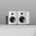 Edifier コンパクトアクティブスピーカー M90 100W 入力6系統 Bluetooth HDMIeARC 光 同軸デジタル AUX USB-C ハイレゾ マルチポイント接続 リモコン ホワイト 写真6