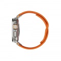 URBAN ARMOR GEAR UAG製 Apple Watch 49/46/45/44mm用 MONARCH ストラップ オレンジ/チタン UAG-AWLP-OR/TI 写真6