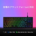 【日本語配列】HyperX Alloy Origins Core RGB PBTメカニカルゲーミングキーボード テンキーレス HyperX赤軸 ゲーマー向け 写真7