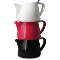 Forlife フォーライフ(FOR LIFE) ティーポット 陶器 530ml 3杯用 茶こし付き 食洗機対応 蓋が落ちない 片手で注げる ターコイズ 青 スタンプティーポット 309Trq 写真7